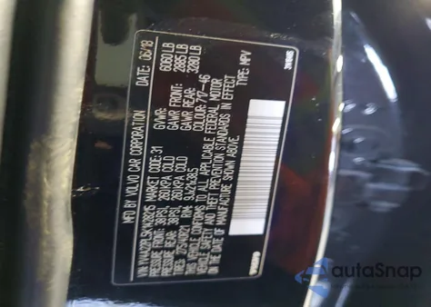 2019 Volvo Xc90 T6 Inscription from USA, damaged, VIN YV4A22PL5K1428215